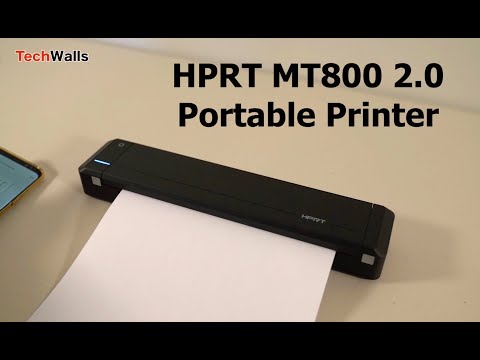 HPRT MT800 2.0 Thermal Transfer Portable Printer - Unboxing &