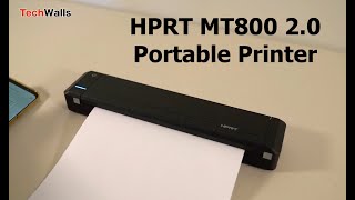 HPRT MT800 2.0 Thermal Transfer Portable Printer  Unboxing & Testing