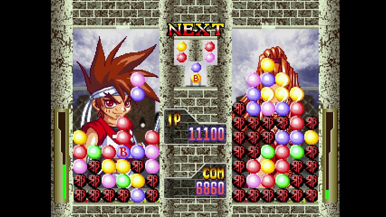パズルアリーナ 闘神伝 p706p5g PS パズルアリーナ 闘神伝（サバイバルCOM） - YouTube