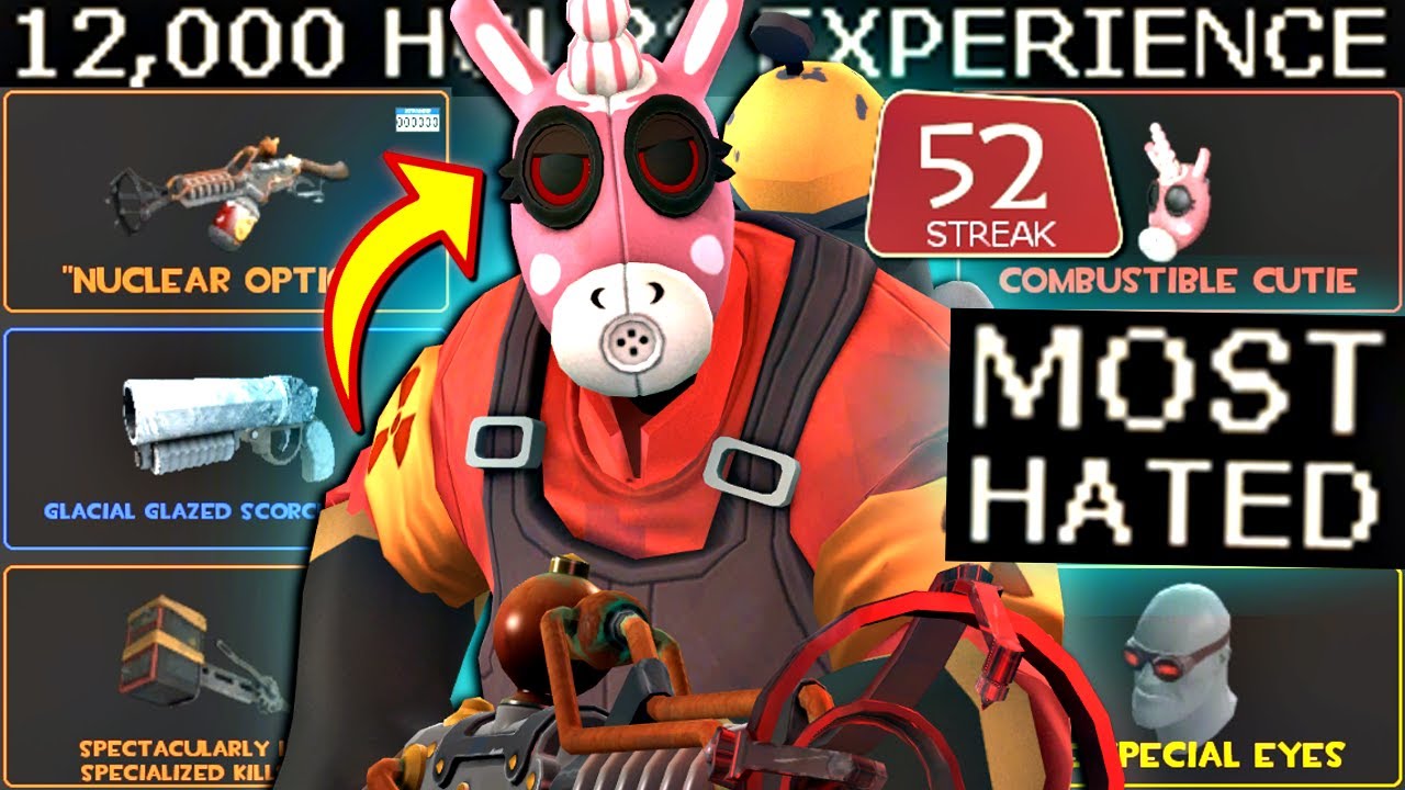 THE RAGE BUILDING PYRO🔸12000+ Hours Experience (TF2 Gameplay)