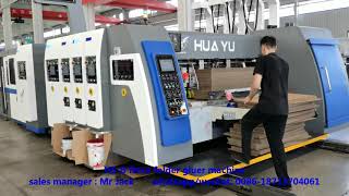 HS-B series 920 flexo folder gluer machine