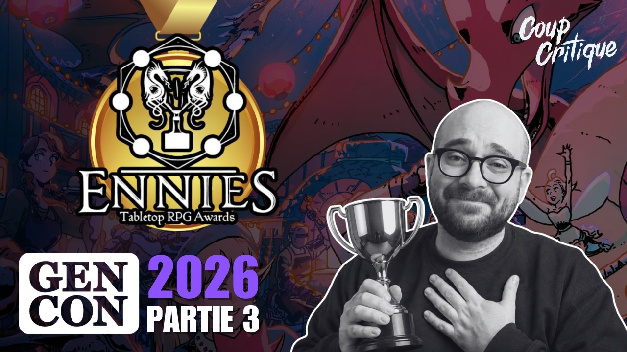 ACTUALITÉ JDR | GEN CON 2026 partie 3 - Les prix ENNIES 🐲📣🎲