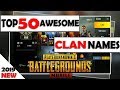 Best Pubg Clan Names List