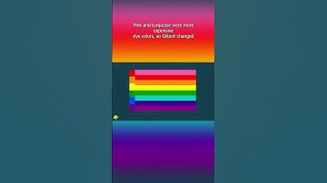 What did the rainbow pride flag used to look like?