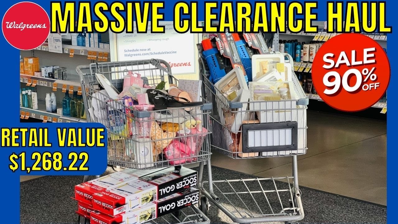 MASSIVE WALGREENS 90 OFF CLEARANCE HAUL🏃🏽‍♀️WALGREENS RUN DEALS🏃🏽‍♀️MUST WATCH HAUL🏃🏽‍♀️