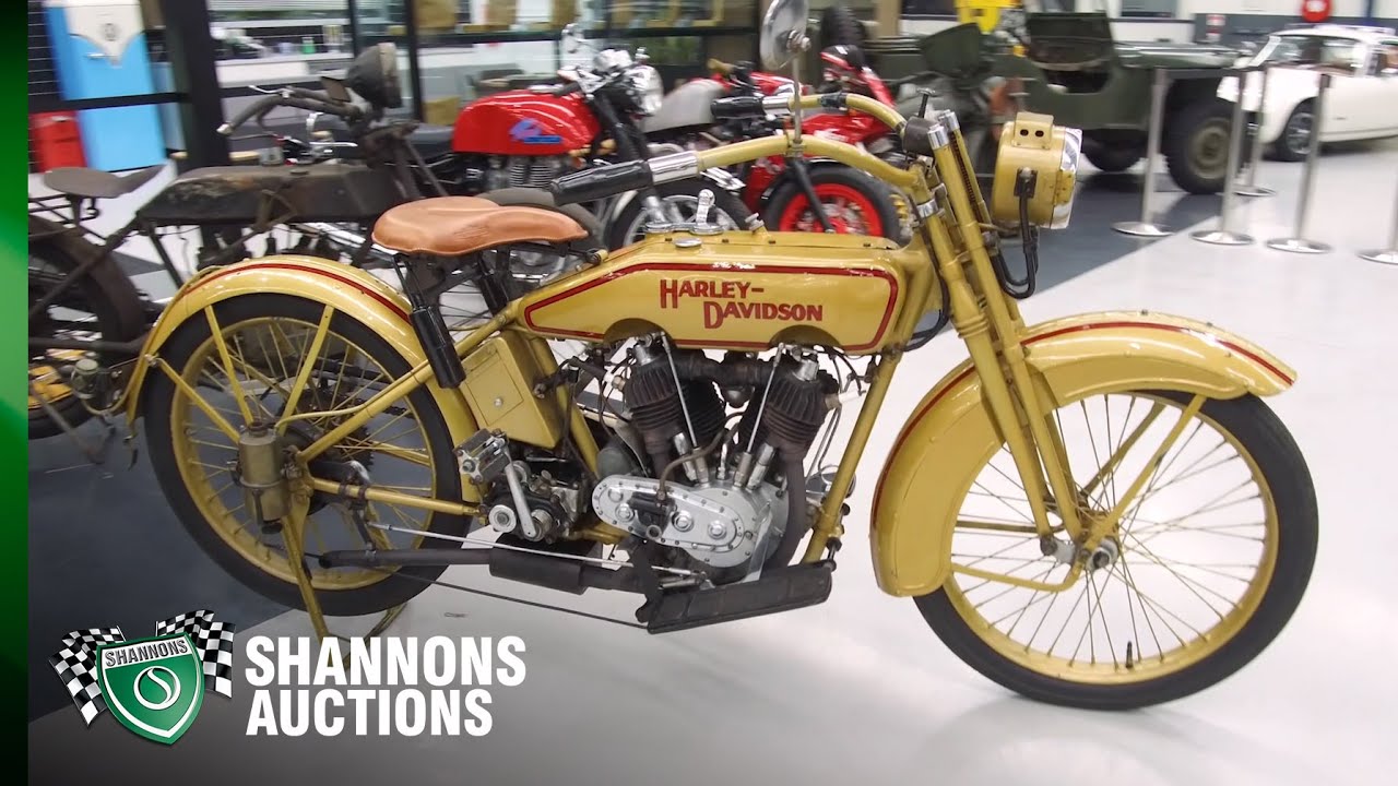 1918 Harley Davidson Model F1000 Motorcycle 2021 Shannons 40th Anniversary Timed Online Auction