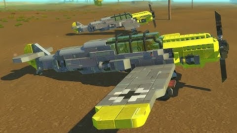 Scrap Mechanic - Messerschmitt BF-109 airplane build