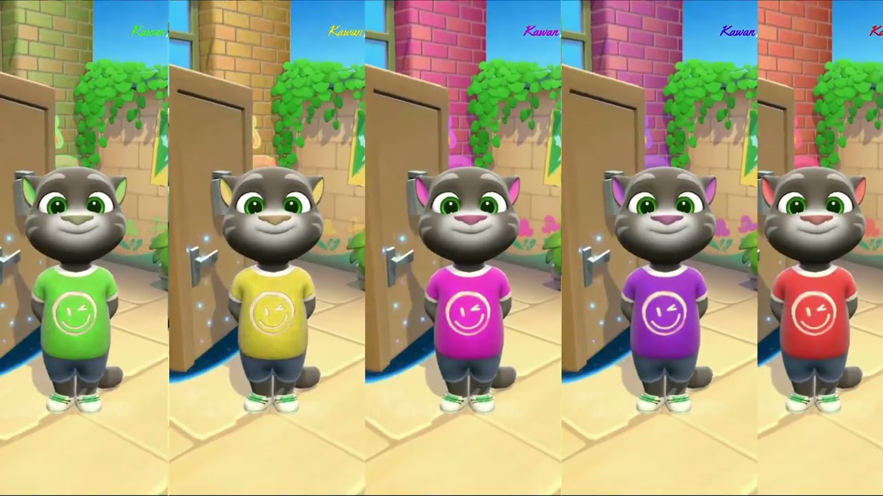 Смешные неудачи Говорящего Тома || Неудачи Говорящего Тома в 5 цветах || Смешные моменты с Говоря...