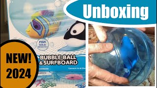 Zhu Zhu Aquarium Bubble Ball & Surf Board Unboxing, Demonstration & Review