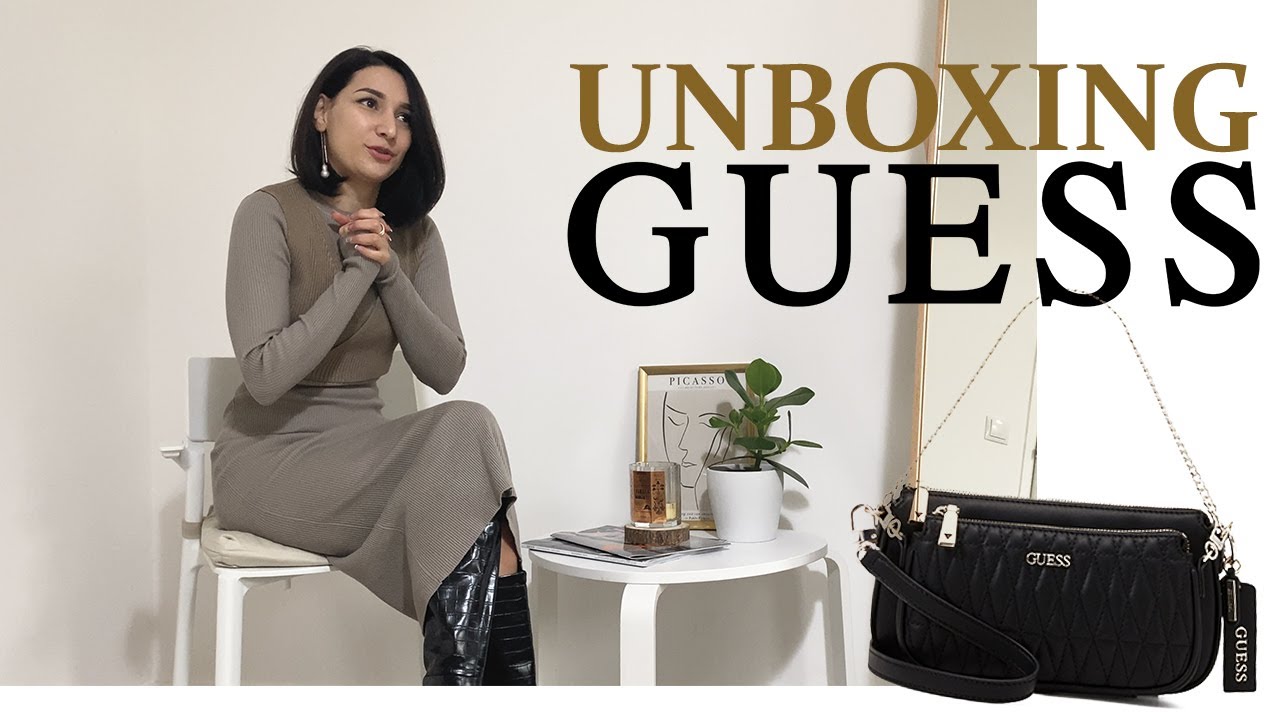 UNBOXING: GUESS double pouch crossbody / honest review 