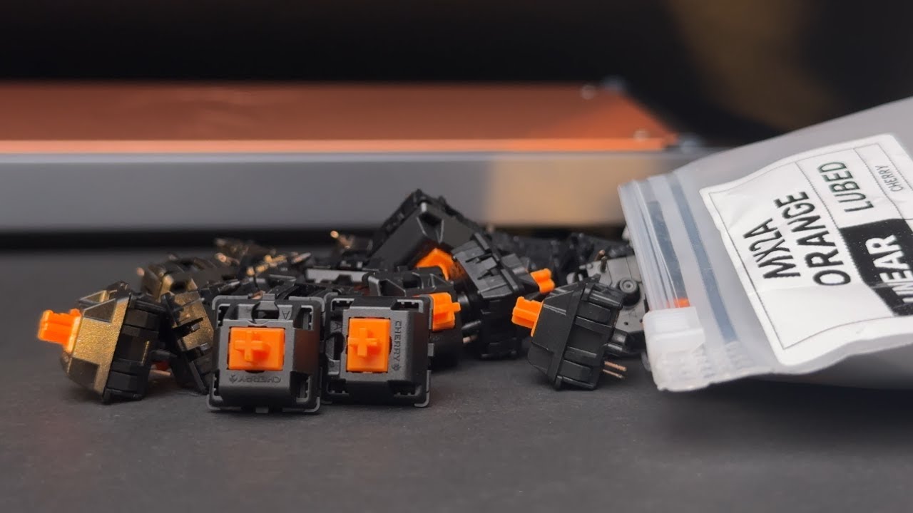 Cherry MX2A Orange Linear Switch | Unikorn Sound Test - YouTube