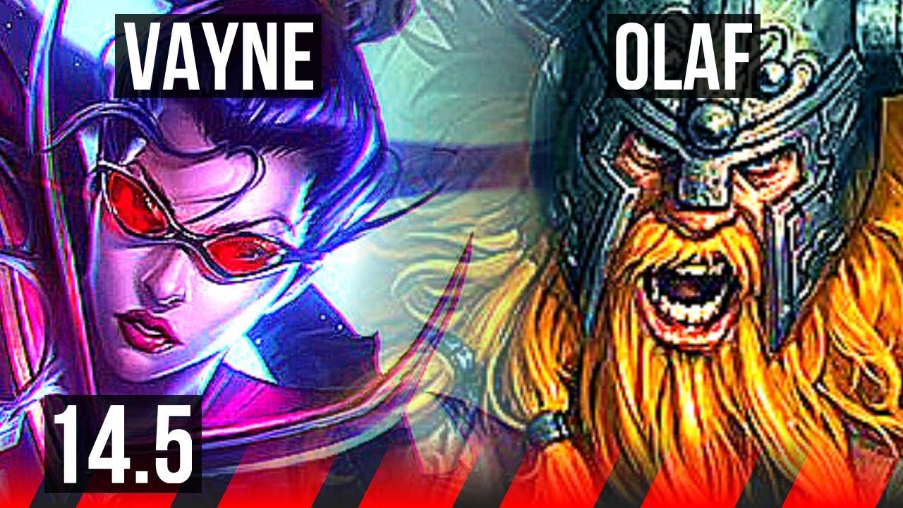 VAYNE vs OLAF (TOP) | 3/1/2 | KR Challenger | 14.5