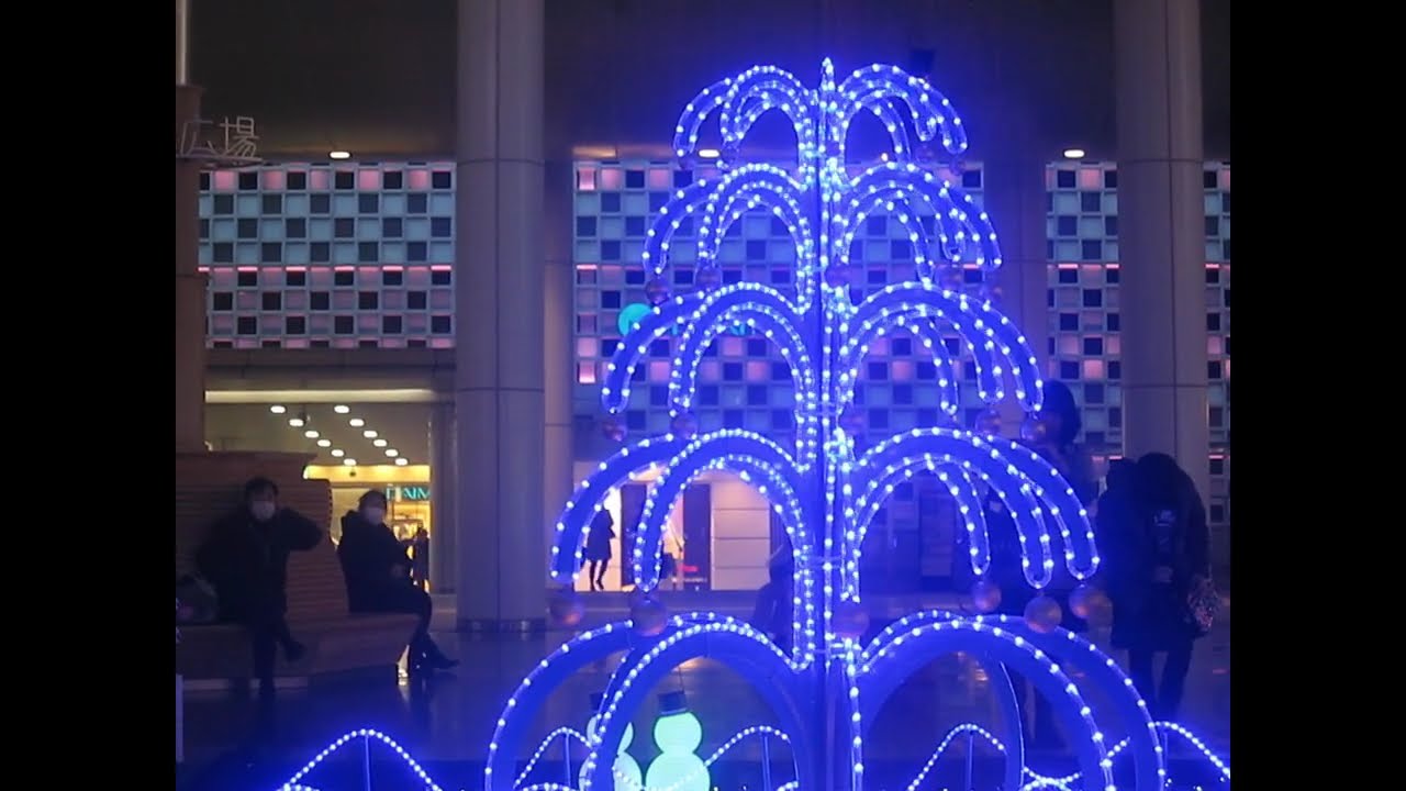 Twilight Fantasy at JR Osaka station/Osaka station city,Umeda,Osaka,12th of December,2014