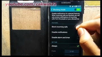 Samsung Galaxy S5 : How to block incoming calls (Android Phone)
