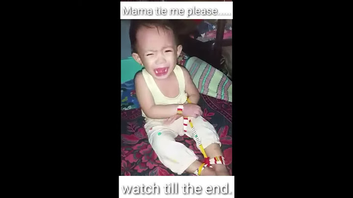 Mama tie me please....Watch till the end.