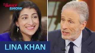 Lina Khan Ftc Chair On Amazon Antitrust Lawsuit Ai Oversight The Daily Show