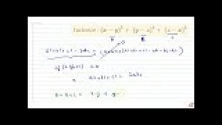 Factorize X Y 3 Y Z 3 Z X 3 Youtube Factorize X Y 3 Y Z 3 Z X 3 Youtube