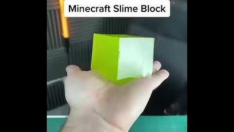 Minecraft in real life | making slime block in real life #shorts #minecraft