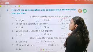Computer Class 3 Chapter 7  Let's Learn Scratch Exercise