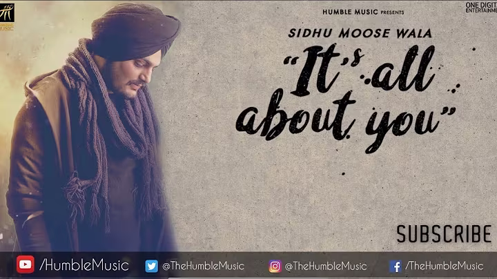 ITS ALL ABOUT YOU (Lyrical Video) Sidhu Moose Wala | Intense | Bal Deo | Humble Music 2020