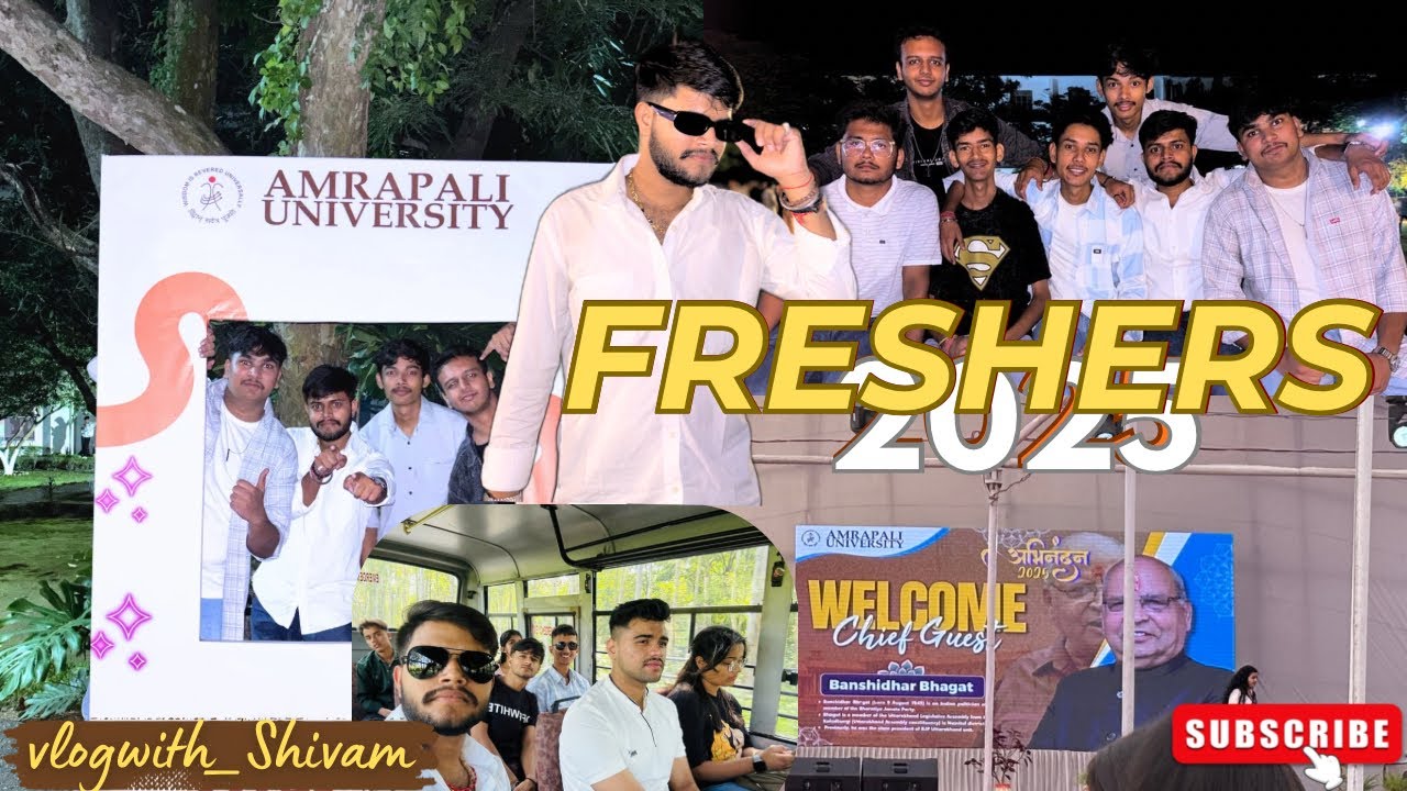 Fresher’s party | Amrapali University || Freshers Party 2025 🥰