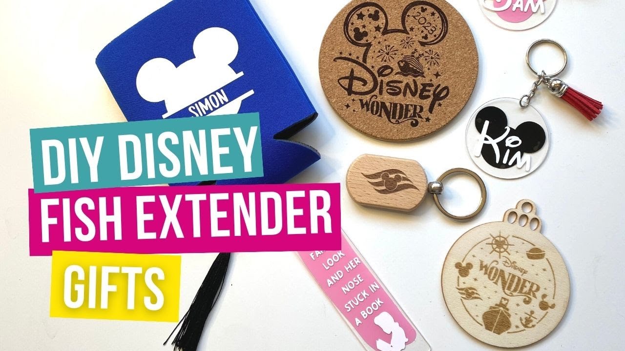 DIY Disney Fish Extender Gifts - Things I Made With Cricut & XTool Laser  Engraver 