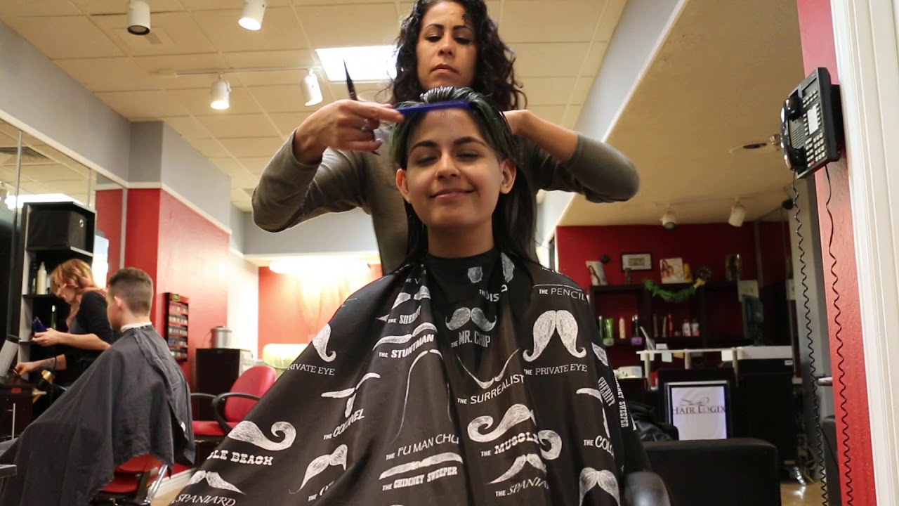 Angelica AZ: She Gets An Undercut Bowl Cut (YT Original)