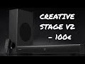 Barre de son creative stage v2 barre de son 160wt idal pour pc