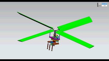Rotor Blade Motion Simulation Result