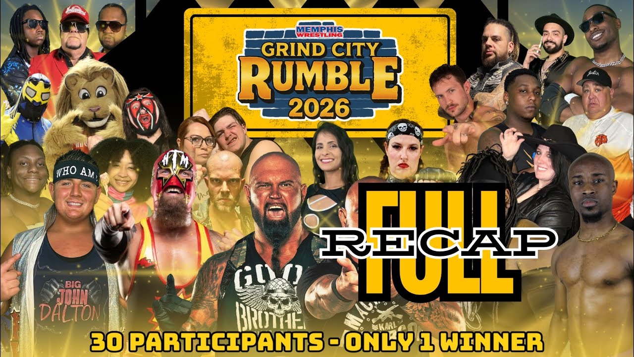 Полный обзор | Grind City Rumble | Memphis Wrestling 