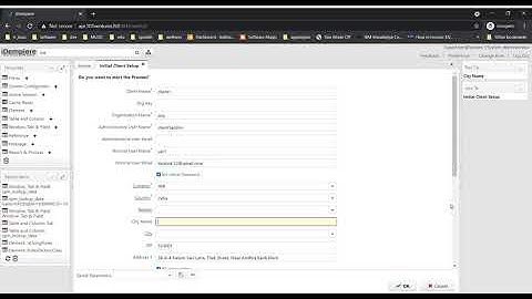 iDempiere   setup client and users - 1