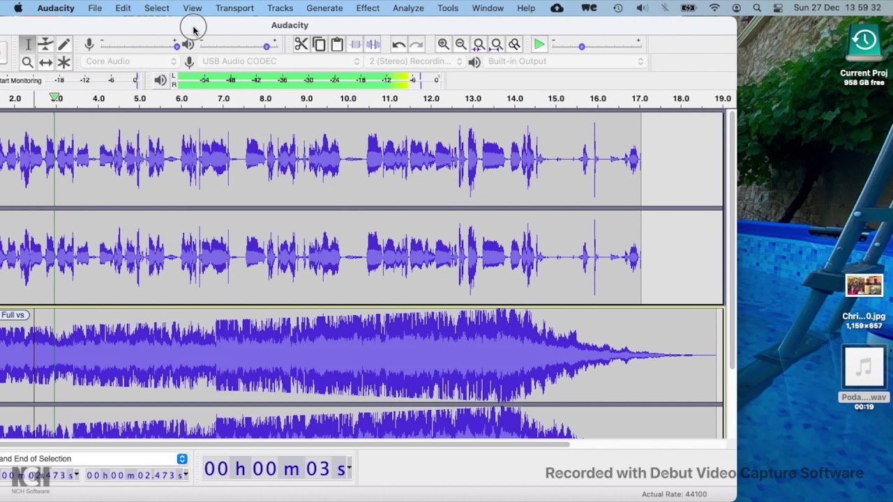 Palm Tree Media Basic Audacity Editing - YouTube