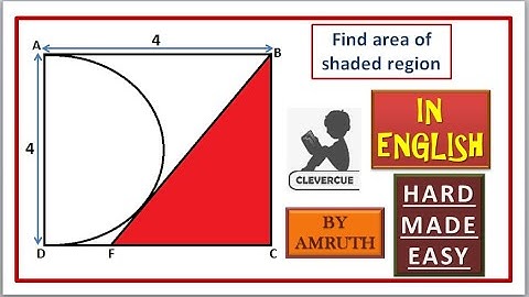 Circle Triangle Inside Square | MENSURATION | HARD MADE EASY | SSC