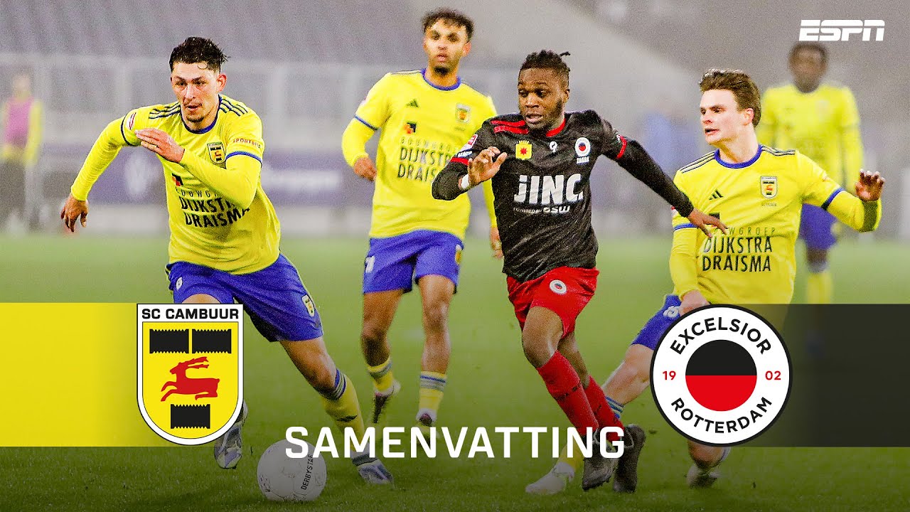 Wedstrijd na 1 minuut en 54 seconden stilgelegd 🌫️ | Samenvatting sc Cambuur - Excelsior