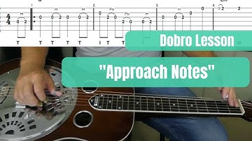 FREE Dobro Lesson | "Approach Notes" | Open G Tuning