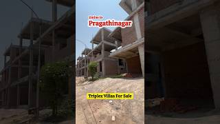 Triplex villas for sale in Pragathinagar | Hyderabad #hyderabad #realestate #villaforsale #home Triplex villas for sale in Pragathinagar | Hyderabad #hyderabad #realestate #villaforsale #home
