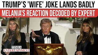 Melania FREEZES On Trump's 'Wife' Joke: Body Language Expert DECODES Why First Lady Got 'TRAPPED'