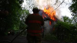 Controlled burn in Oil City