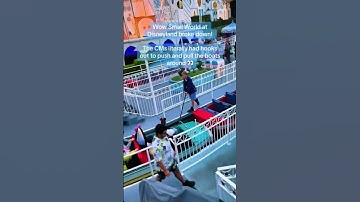 Thumbnail of Oh no Small World is broken! 😳 #disneyland #shorts