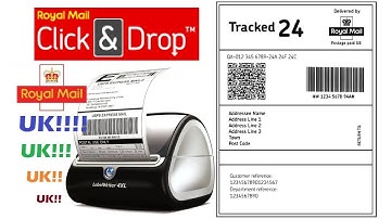 Royal Mail Click and Drop UK Large Postal Label vs. Dymo LabelWriter 4XL - Full How To Tutorial