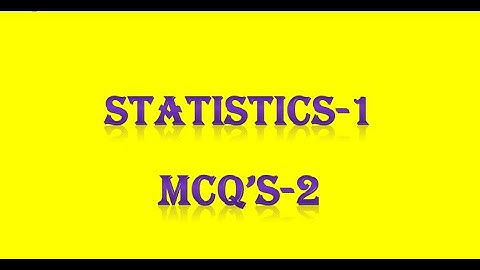 PG TRB/ POLYTECHNIC STATISTICS1 MCQ