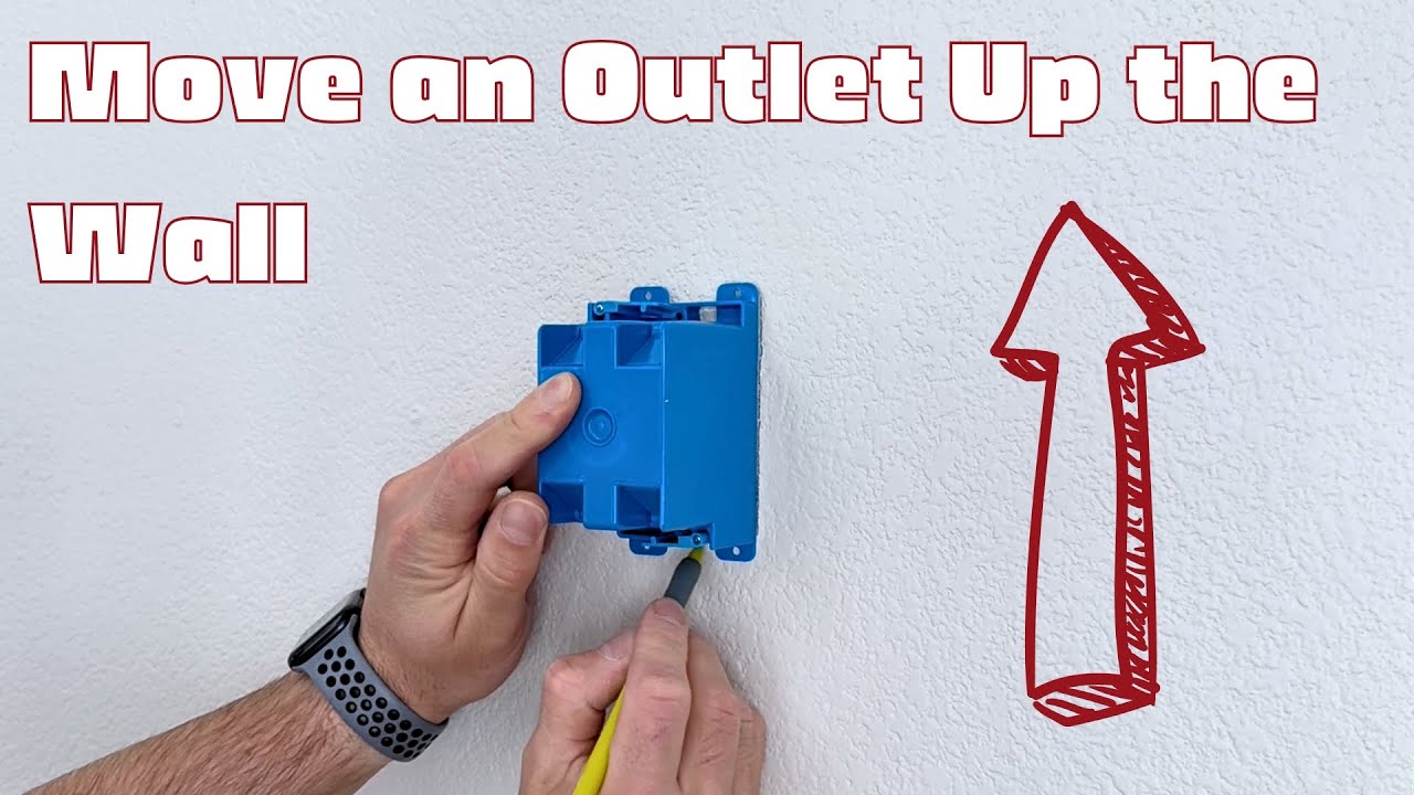 Hidden Outlet Behind TV - How to Add an Electrical Outlet to an Existing Circuit | Builds by Maz