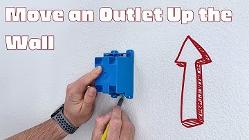 How to Add an Electrical Outlet to an Existing Circuit - Hidden Outlet Behind TV | Builds by Maz