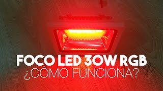 Foco LED para exterior con luz RGB y 30W - FOFE30EP57OX