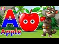 Phonics Song 2 with TWO Words in 3D - A For Airplane - ABC Alphabet Songs with Sounds for Children's