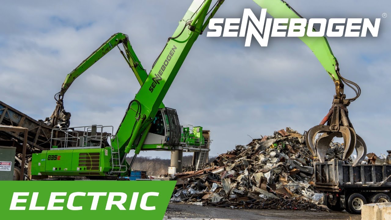SENNEBOGEN Electric Material Handler Jobsite Report - Metalico Youngstown, Girard, OH