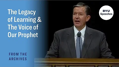 The Legacy of Learning & The Voice of Our Prophet ...