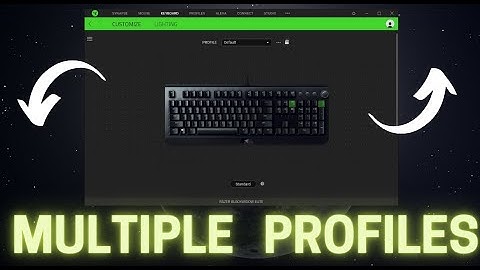 Setup Multiple Keyboard Profiles | Razer Synapse 3.0