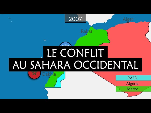 Le conflit au Sahara occidental - Résumé sur cartes