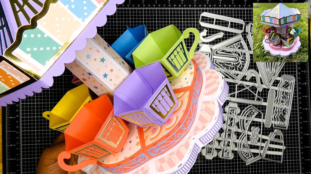 Tonic Studios March Madness Showcase: "Twirling Tea Cups" Step-by-Step Tutorial! Just Wow!